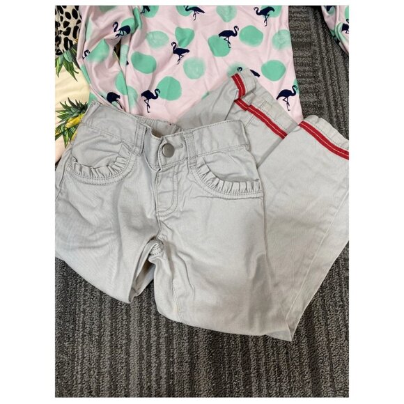 Girls Size 4 Clothing Bundle – 9-Piece Lot Sweaters Pants Dress Faux Fur Vest – - Picture 4 of 12